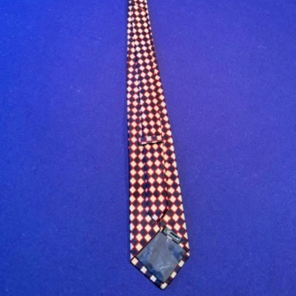 Bundle of 2 Faconnable Patterned Mens Ties 58" Length 3.5" Wide - Picture 4 of 7